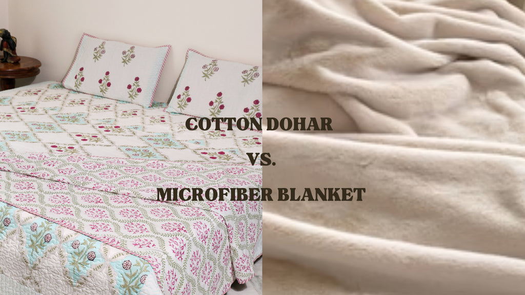 Cotton Dohar vs. Microfiber Blanket – Which One Should You Choose?